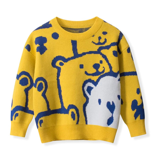 LEO BEAR PULLOVER SWEATER