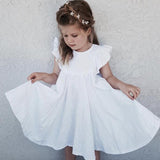 Anna Ruffle Sleeve Dress